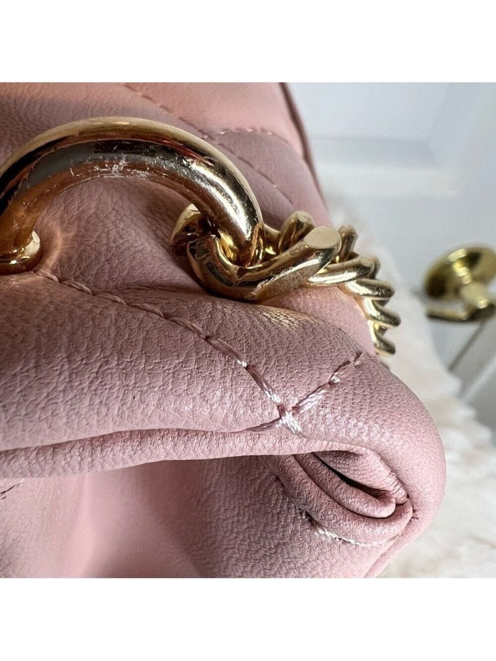 BADGLEY MISCHKA Pink Blush Diamond Quilted Bag - Picture 16 of 16